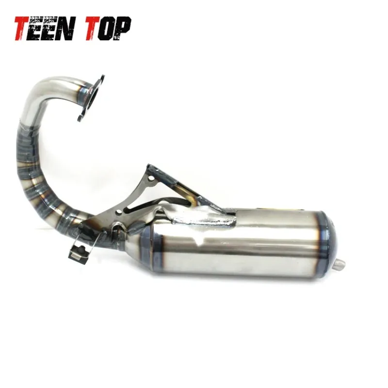 

Factory Hot Selling Teentop Motorcycle Exhaust System 90cc-125cc V8 DIO AF18 Exhaust For AF17 AF23 AF24 AF28 AF52 AF25 JIS