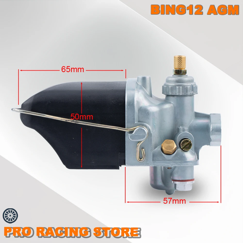 Motorcycle 12mm Carburetor Carb for SACHS Bing Schieber Vergaser SSB BING12 bing CMG 1/12/239 50CC 70CC M50 Moped Scooter