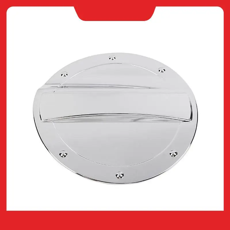 Gas Tank Cap Cover Trim Fuel Filler Door Chrome Exterior Accessory For Ford Mustang 2015-2023 Car