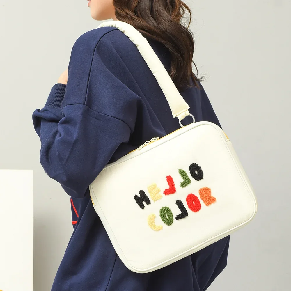 Bolsa fofa para laptop 11 13.3 13.6 14 15 polegadas para Ipad 11 Macbook Pro16 Dell Xiaomi Samsung Huawei15.6 Bolsa para transporte de laptop