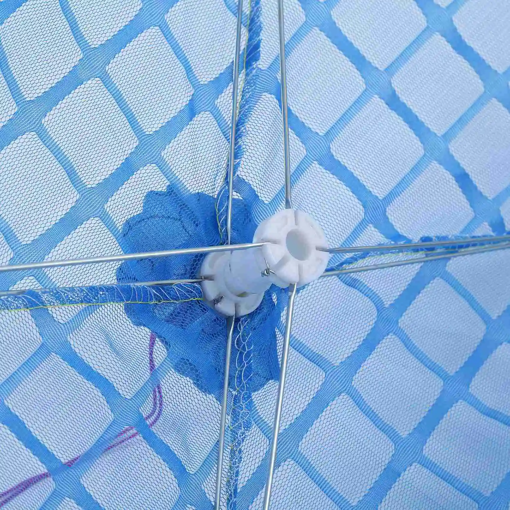 SYW-Set Of 3 Square Mesh Screen Umbrella Food Cover Net Tents Reusable And Folding 72X51cm For Picnic/BBQ - Keep Out Flies
