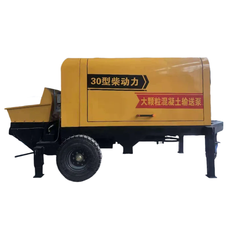 Bomba de Concreto Pequeña Personalizada, Máquina Mezcladora de Cemento con Bomba para Fabricantes de Cemento