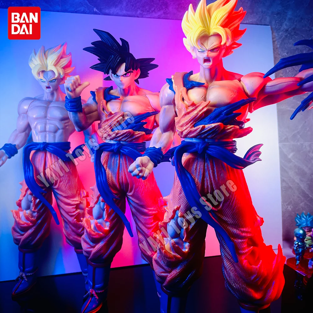 Heißer 35 cm Dragon Ball Z Son Goku Amin Figur GK Super Saiyajin Son Goku Action Figure PVC Vegeta Sammlung Statue modell Spielzeug