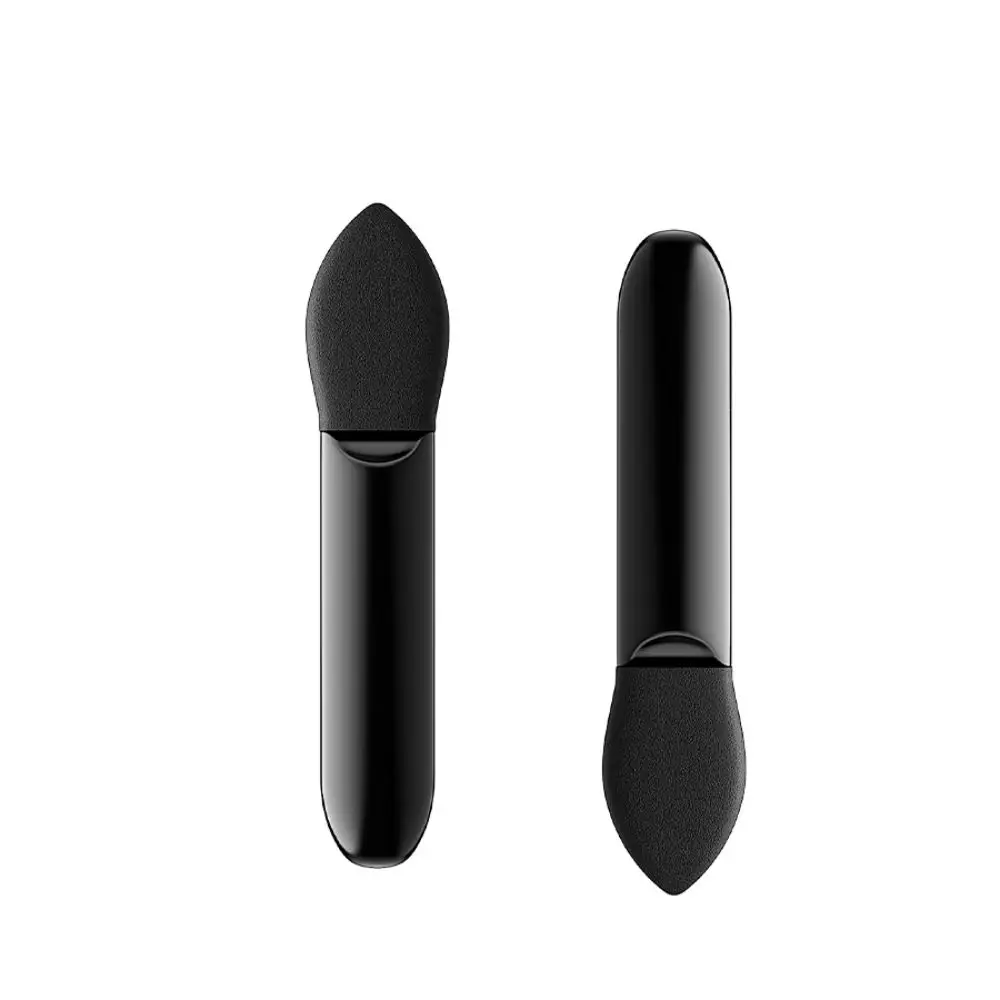 Small portable black brush set and brush set Powder Puff set for everyday makeup eyeshadow modification