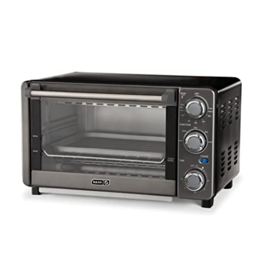 

Express Toaster Oven - Space-Saving Countertop Design - Versatile Use with adjustable temperature dial and Quick Heat-Up System