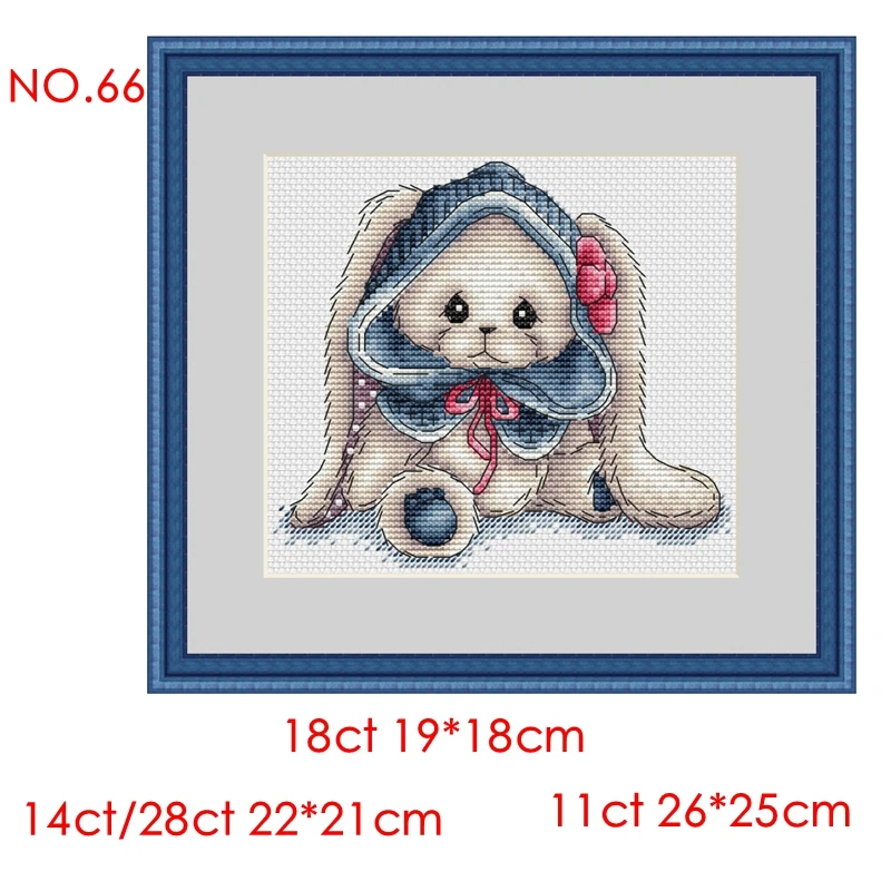 The cross-stitch set 28CT, 18CT, 14CT and 11CT can be selected as the hand-made material pack of printed fabric saga blue cap Ra