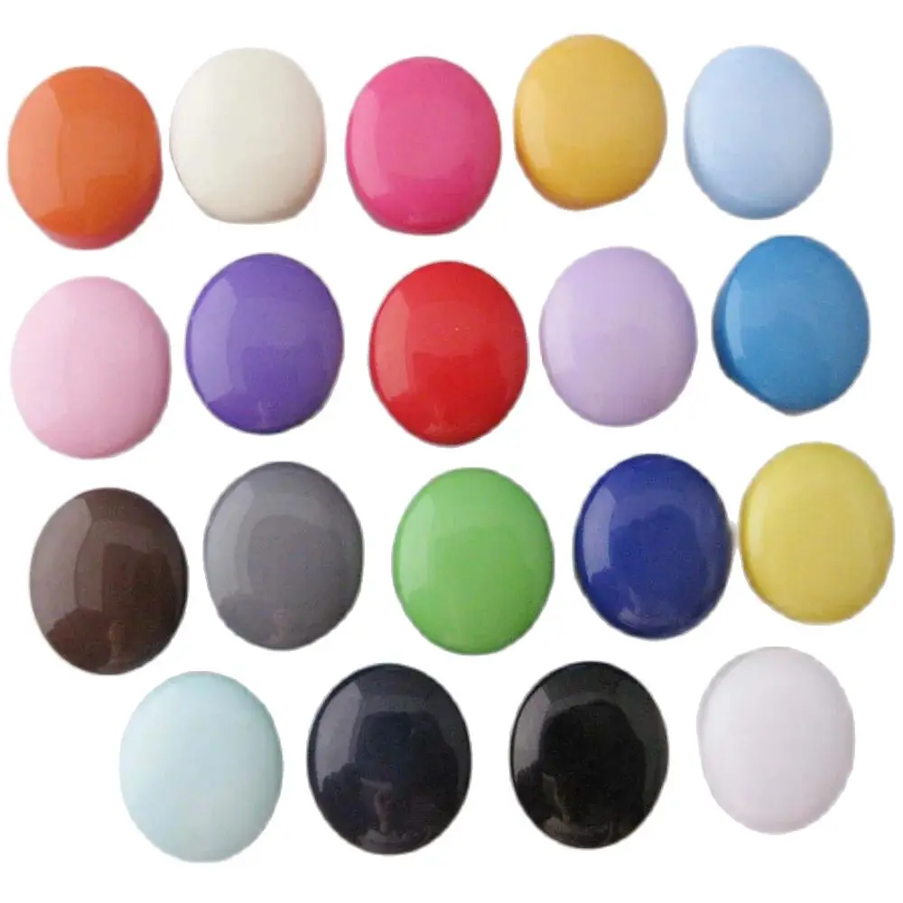 NBNLKK Multicolors 10mm 30 sztuk powrót otwór okrągły koszula przyciski ubrania dla dzieci materiały krawieckie