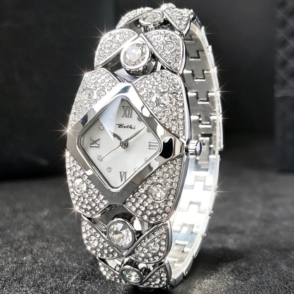 Luxury Fashion Men's/Women's Watch Sports Quartz Watch Clock Sparkling Strap Watch