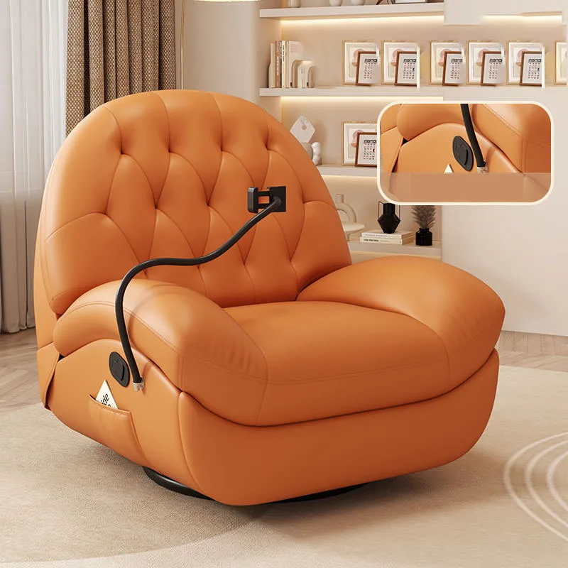 high quality shell multifunctional recliner single seat sofa chair modern adult swivel chair living room