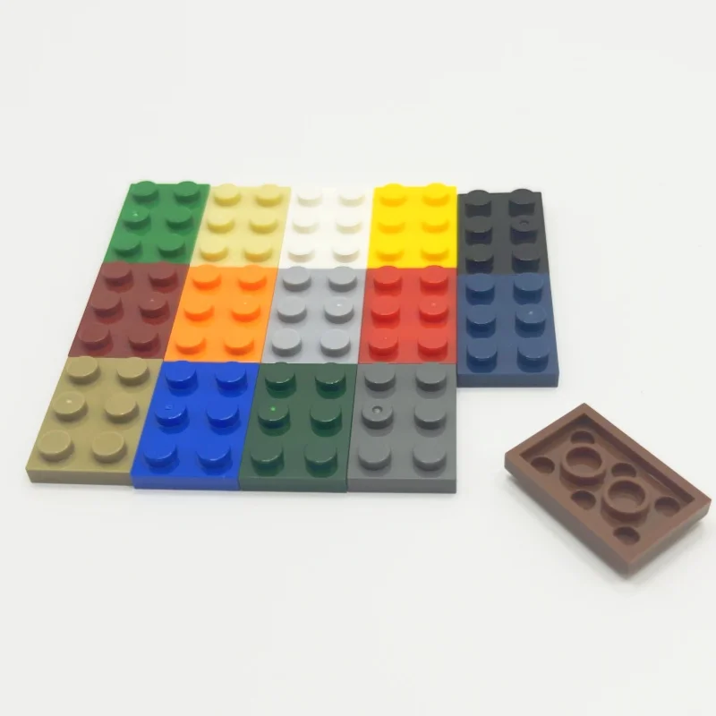 Lot 3021 Plate 2x3 Dot Bricks Toys For Technical Buildings Blocks Toys For Children Compatible Educational Creative DIY MOC