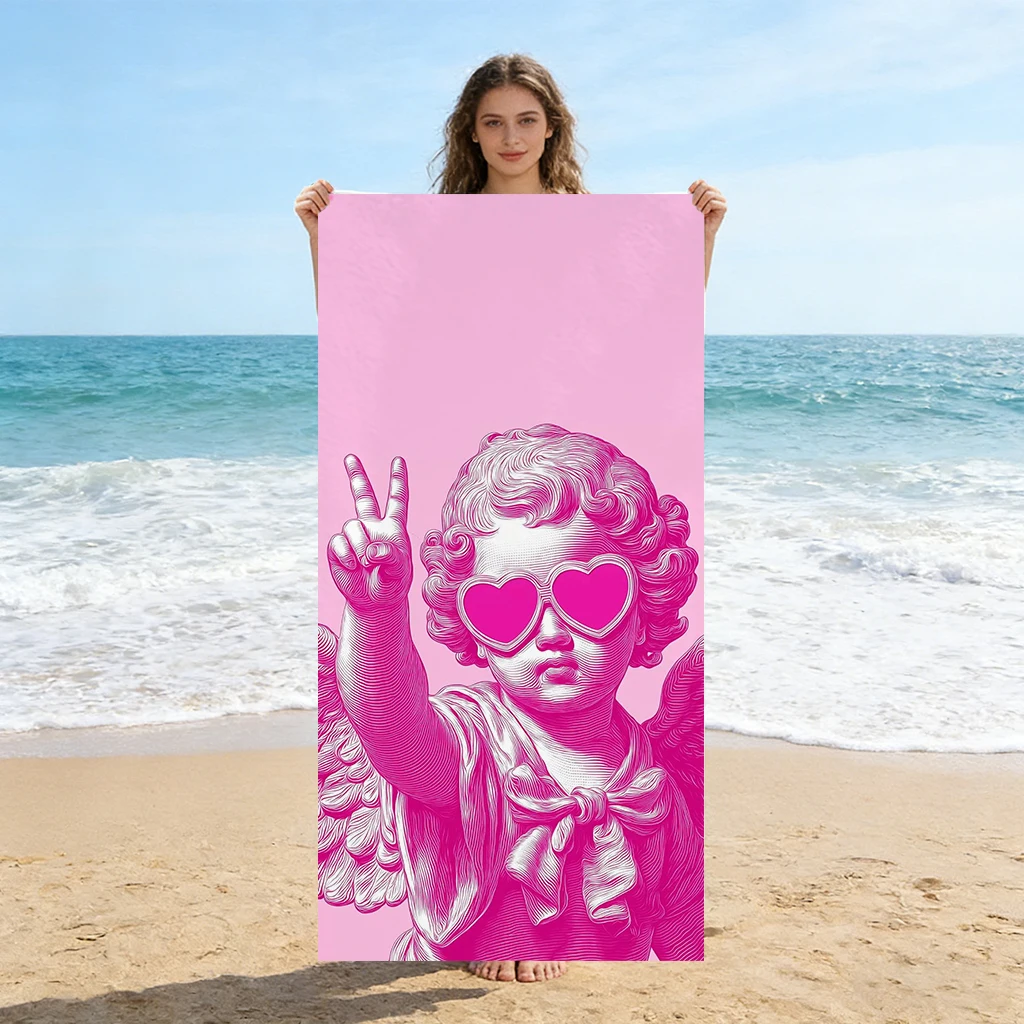 Towel Small Sport - Pink Angle Beach Towel Small To