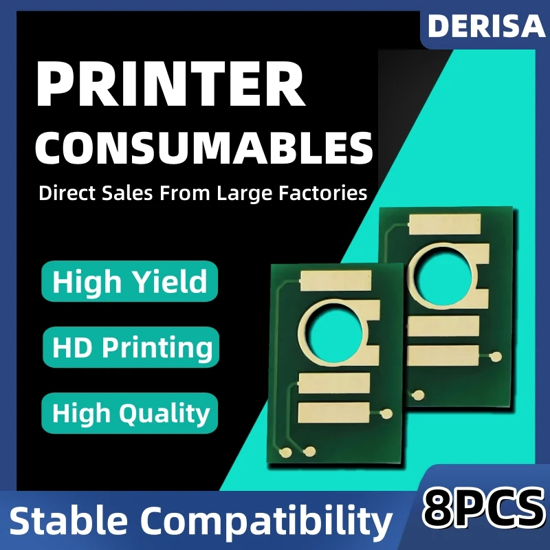 

8 шт. тонер-чип для Ricoh MP C501SP C501 чип картриджа с тонером 842243 842244 842245 842246; 842247 842248 842249 842250