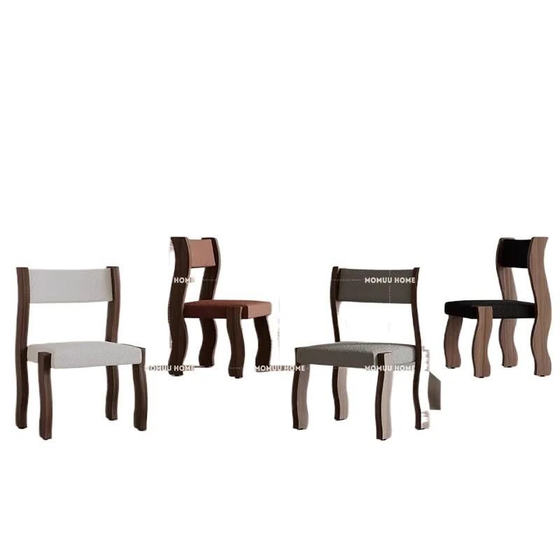 Wooden Balcony Dining Chairs European Unique Lounge Show College Beauty Italian Replica Dining Chair Wedding Unique Furniture