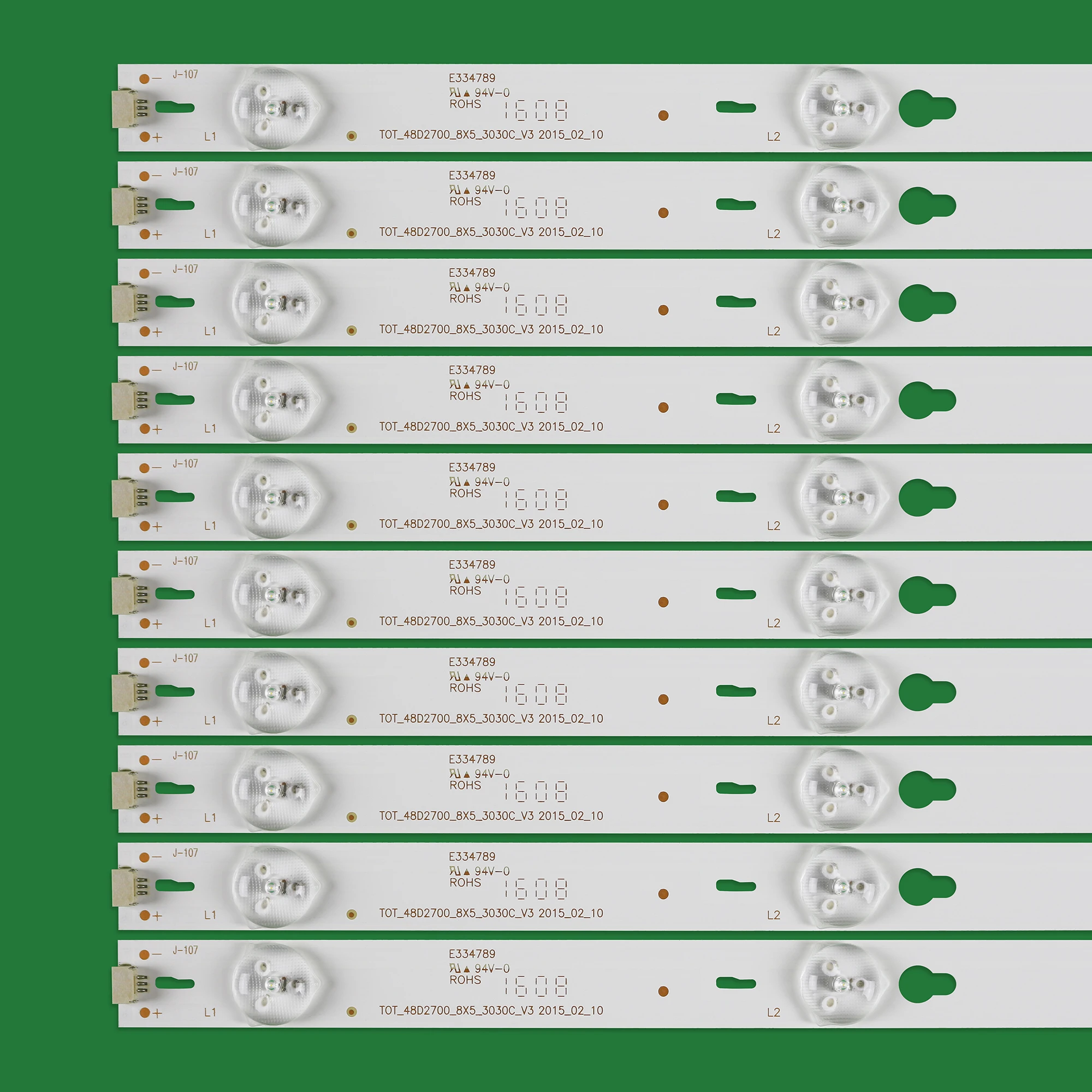 LED Backlight Strip 4C-LB4805-HQ4 TOT-48D2700-8X5-3030C-V3 4C-LB4805-YHEX1 4C-LB4805-YHEX2 48HR330M05A1 V2 L48F1620E L48F1620F