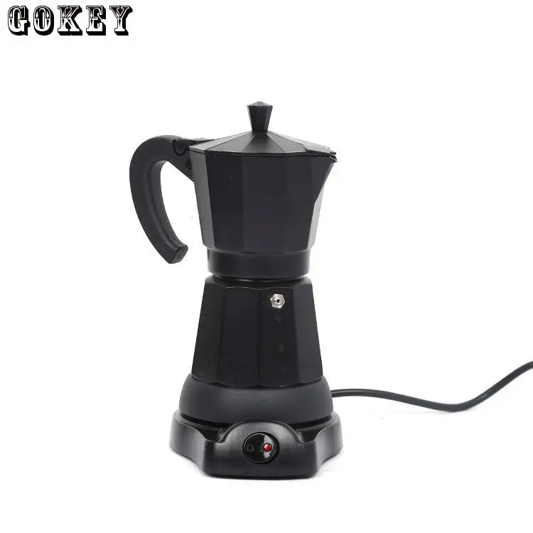 300ml Portable Electric Coffee Maker Stainless Steel Coffe Maker Espresso Mocha Coffee Pot  Portable Coffee Machine A Cafe Gk853