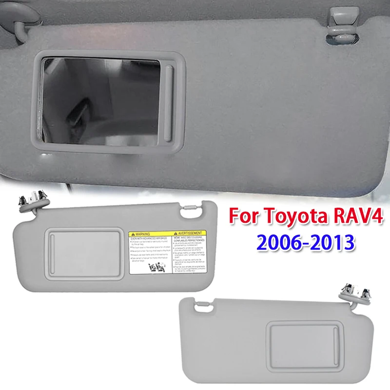 

1/2pcs Car Front Windshield Light Baffle Sun Visor with Makeup Mirror for Toyota RAV4 2006-2013