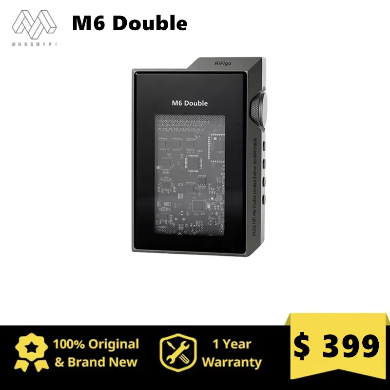 Musehifi M6 ダブル JAN 6418+IN-17 HiFi ポータブル DAC & ヘッドフォンアンプ ES9039 DAC チップセット真空管イヤホンデコーダー AMP