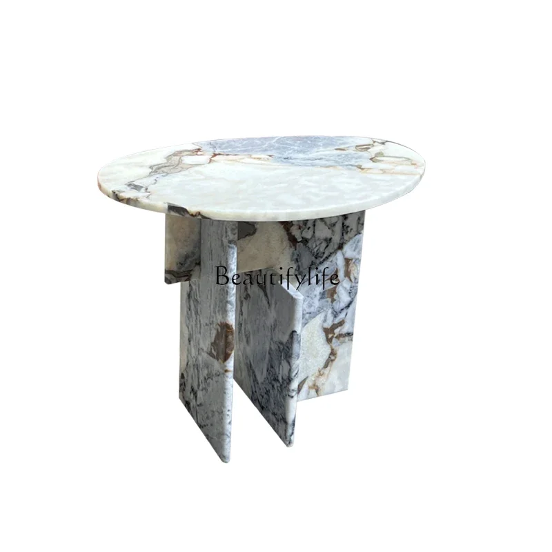 

FG11**Natural marble edge few modern minimalist designer light luxury luxury stone French corner few