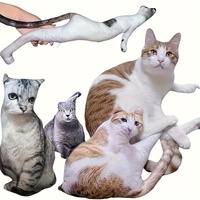 Comfortable and intimate, customized pet photo plush pillow personalized dog and cat memory pad, unique and fun gift