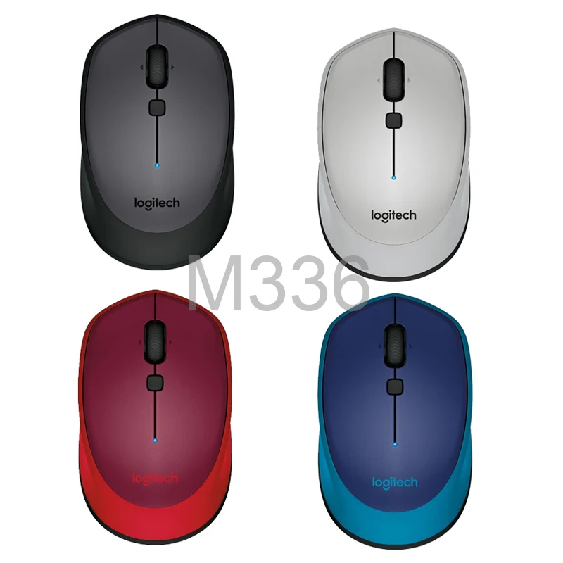 Imagem -03 - Logitech Original M336 M337 sem Fio Bluetooth Mouse1000 Dpi para Windows 10 Mac os x 10.8 Chrome os Android 3.2