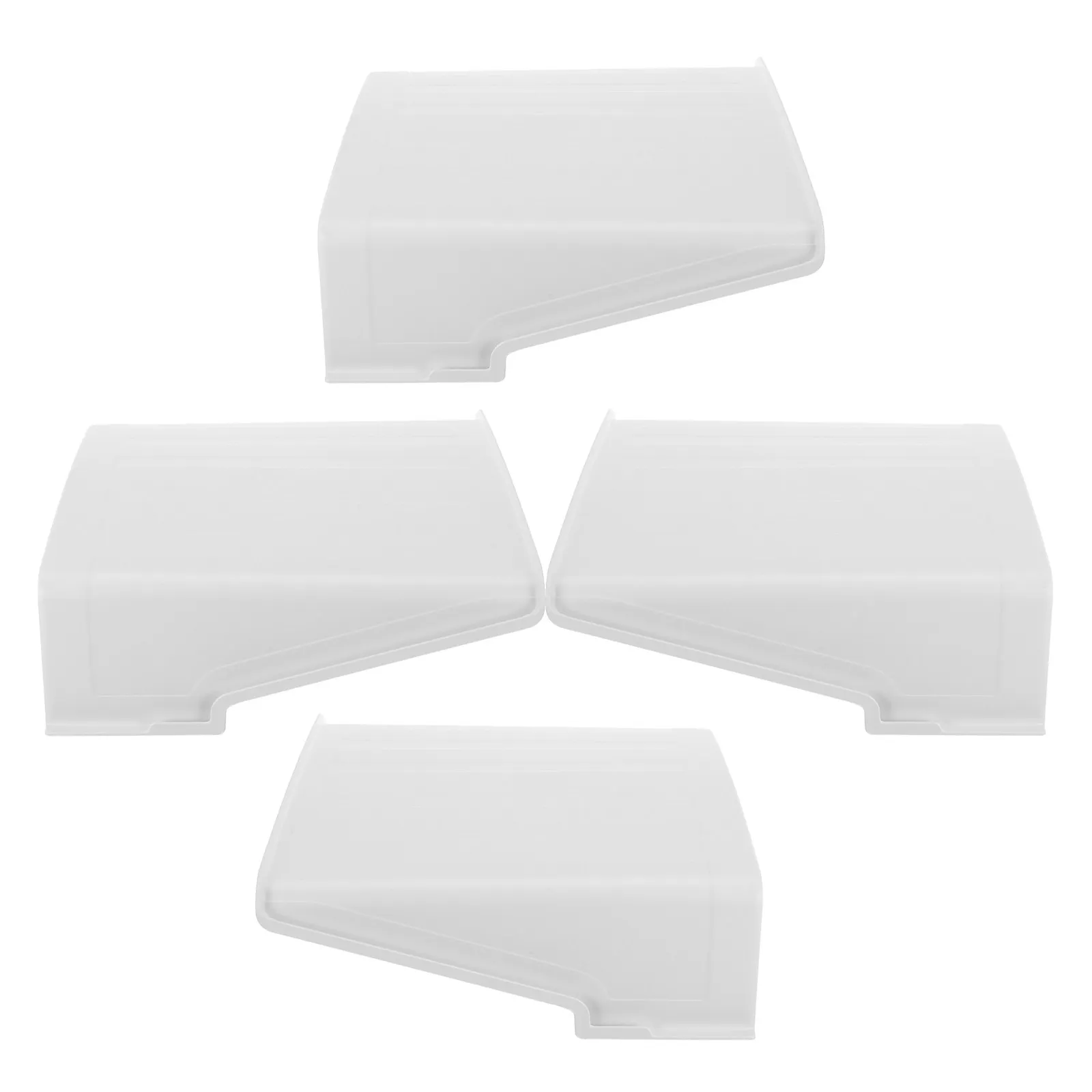 

4Pcs Outdoor Security Camera Protective Cover Waterproof Rain Shield Weatherproof Housing Sunshade Cover for Cctv System