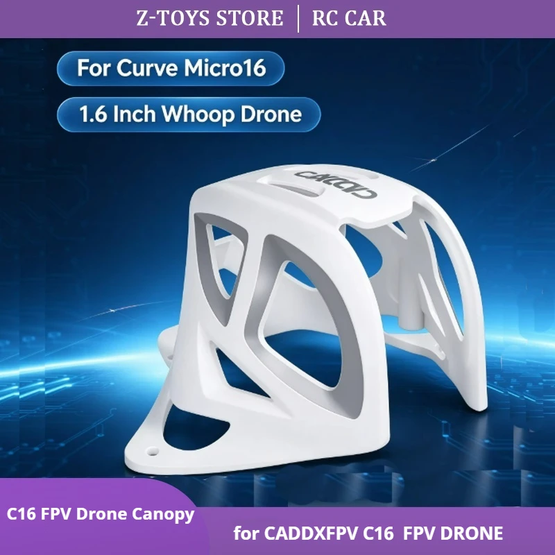 Caddxfpv C16 FPV Drone Canopy, Universal Protective Shell, Lightweight Nose Cover for Racing Quadcopter Replacement Spare Part