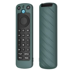 Protective Silicone Remote Control Case for Amazon Alexa Voice Fire TV Pro Shockproof Anti-Slip Protector Cover Sleeve Skin