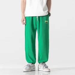 2026 Newest Men's Plaid Pants Losse Hip Hop Sweatpants Fashion Streetwear Korean Style Harem Pants