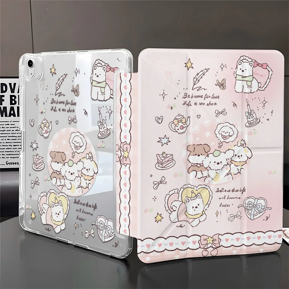 Cute Lamb Cartoon Tablet Case for iPad A16 11th 10.9