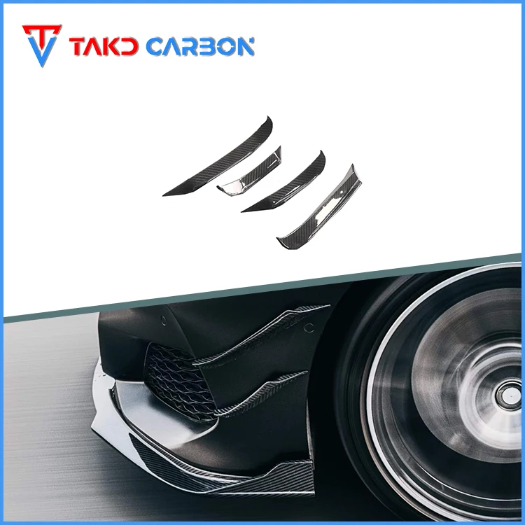 

TAKD Carbon Latest Auto Accessories 3k Twill Carbon Fiber Front Bumper Canards for bmws 8 Series G14/G15 G16 2019-2023