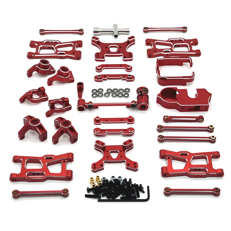 

RC Car Parts Metal Upgrade Replacement Accessories Set Fit For WLtoys RIaarIo 1/14 1/12 Remote Control Car Accessories