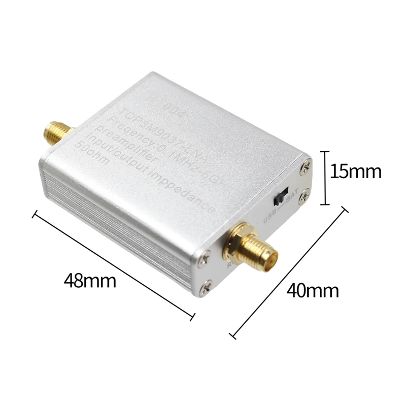 100K-6Ghz Full Band Low Noise Amplifier,20Db High Gain Preamplifier,LNA Module For RF & Software Defined SDR Radio