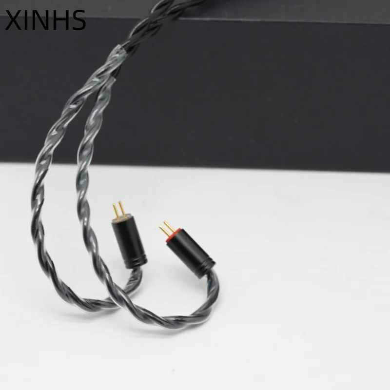 XINHS F18 4-Core 7N Single Crystal Copper Black HIFI Kopfhörer-Upgrade-Kabel – Detail 6