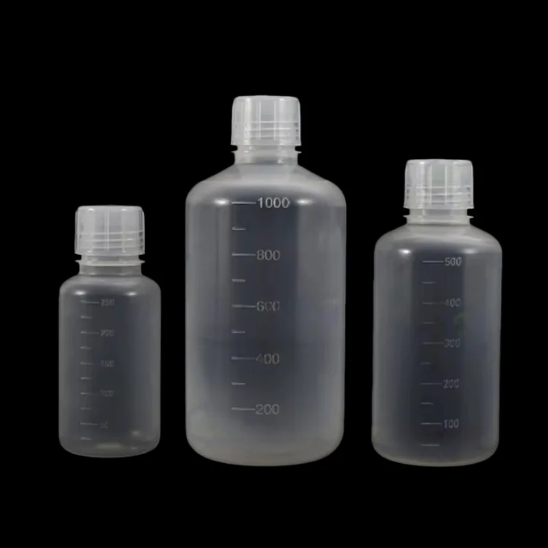 PP plastic bottle food grade 100/250/500ml laboratory acid and alkali resistant sampling bottle