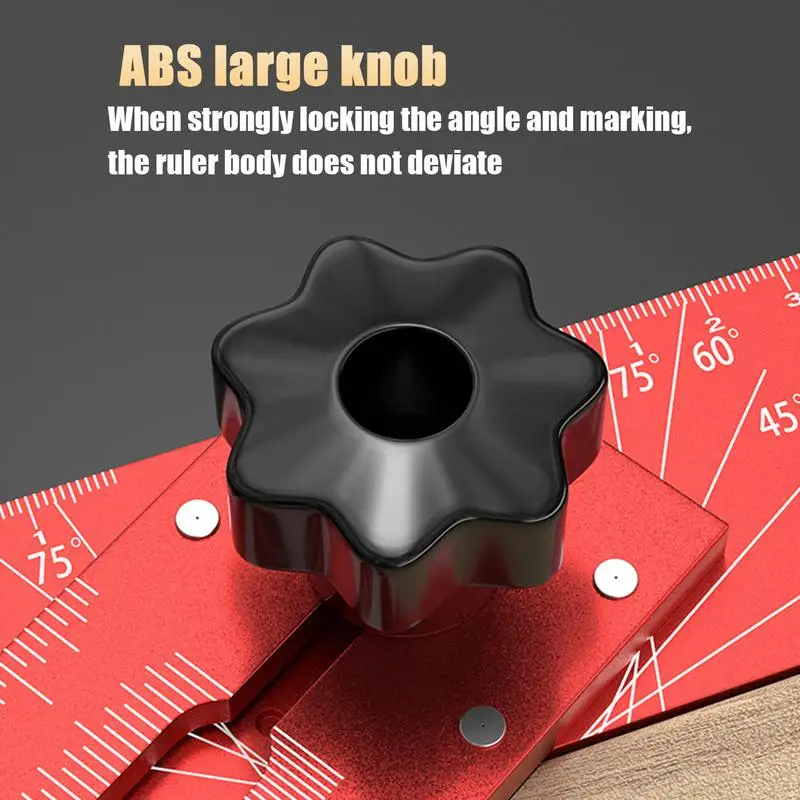 Woodworking Ruler Aluminum Alloy Sliding T-angle Square T-Angle Square For Construction Drafting Painting Sewing Hardware