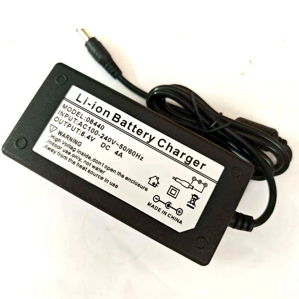 8.4V 2A 3A 4A 5A Lithium-ion Battery Pack Charger DC 5.5mm×2.1mm