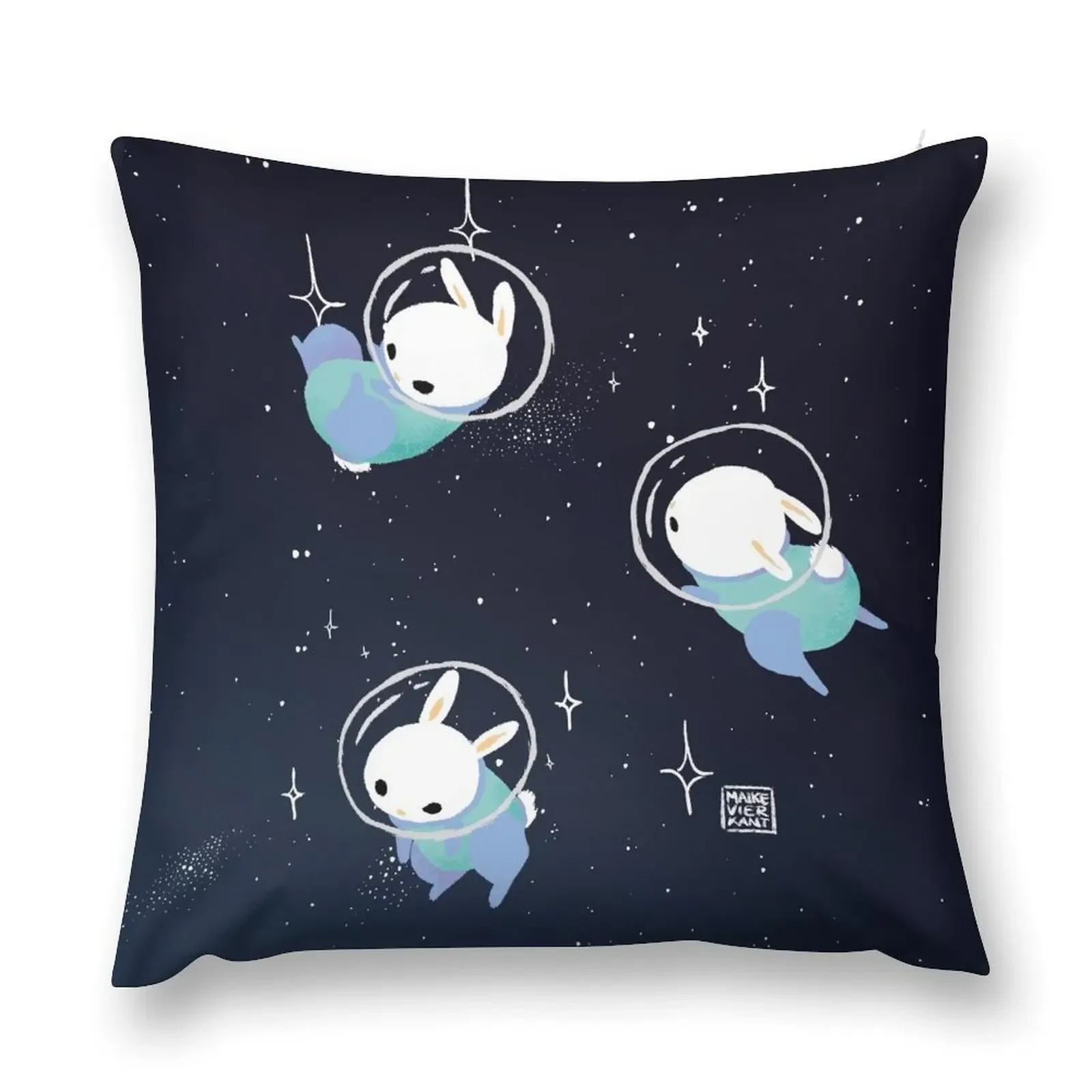 

Space Bunnies Throw Pillow Cushion Cover For Sofa ornamental pillows christmas decorations 2025 pillow
