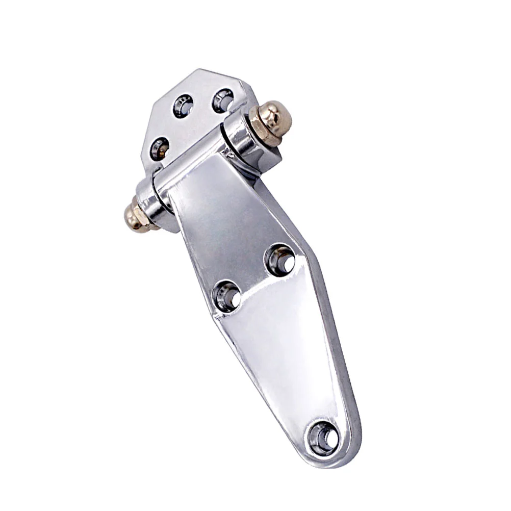 

1pc T-type Hinge Steel Hinge Industrial Box Automation Equipment Hinge for Electrical Cabinet(Silver)