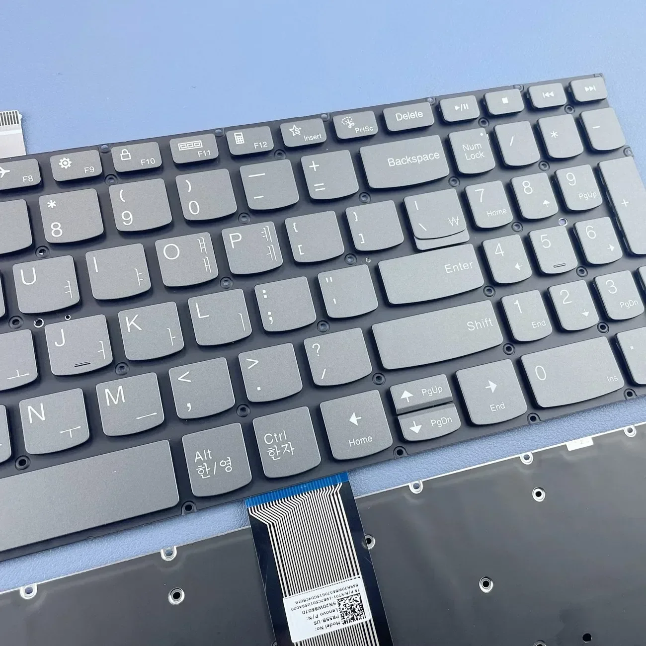 لوحة مفاتيح جديدة بإضاءة خلفية أمريكية/سوئية/كورية/روسية لسلسلة Lenovo Ideapad Yoga Slim 7-15IIL05 7-15IMH05 7-15ITL05