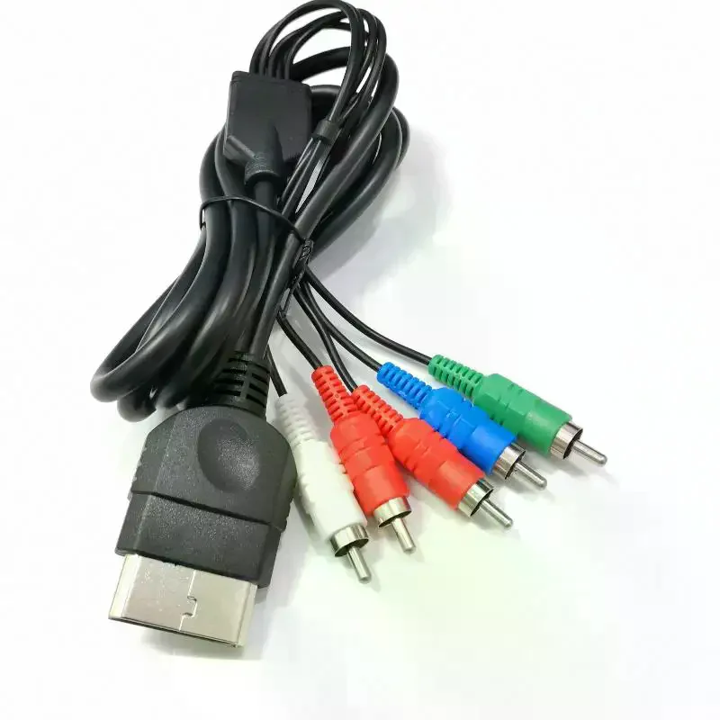 Component AV Cable HD Video Audio Cord 1.8M Shielded Wire For Old Generation Game Console Video Connection