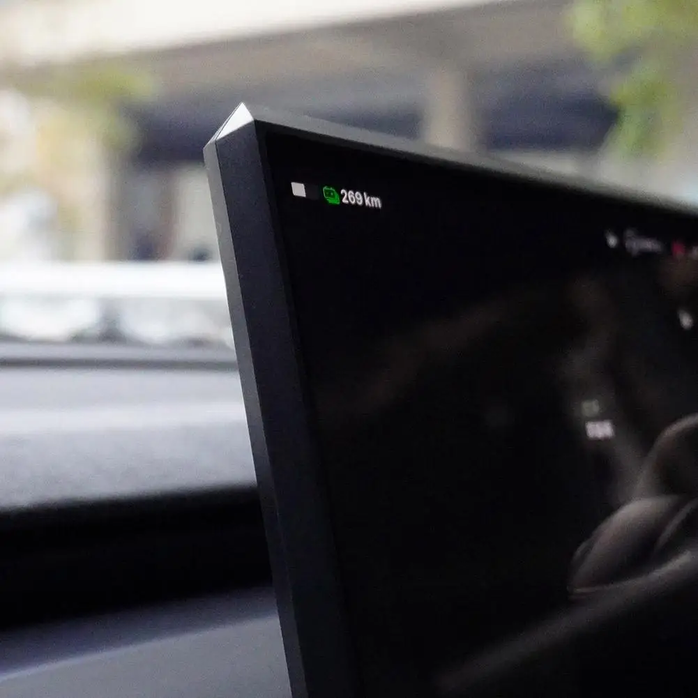 Silikonhülle Bildschirmrahmen Displayschutz Kantenschutz Zentrale Steuerung Schutzabdeckung für Tesla Y Auto-Zubehör – Detail 7