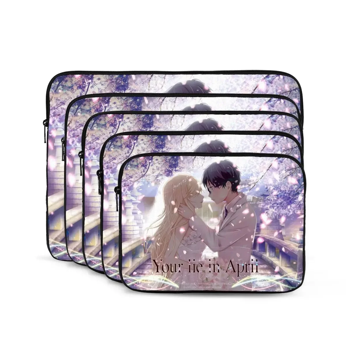 Your Lie In April Computer ipad Laptop Cover Case Laptop Sleeve Bag Portable Cover Fundas Pouch