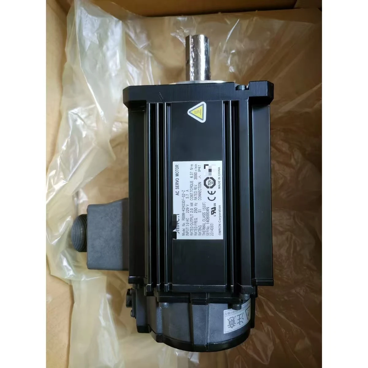New R88M-K2K030F-S2-Z AC Servo Motor 12 Months Warranty  R88M K2K030F S2 Z
