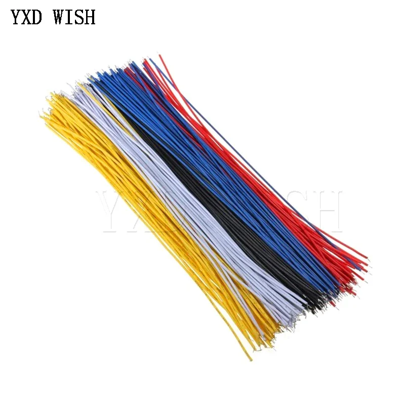 100PCS 26AWG 20cm Tin-Plated Breadboard PCB Solder Cable Fly Jumper Wire Tin Conductor Wires 1007-26AWG Connector Wire Diy Kit