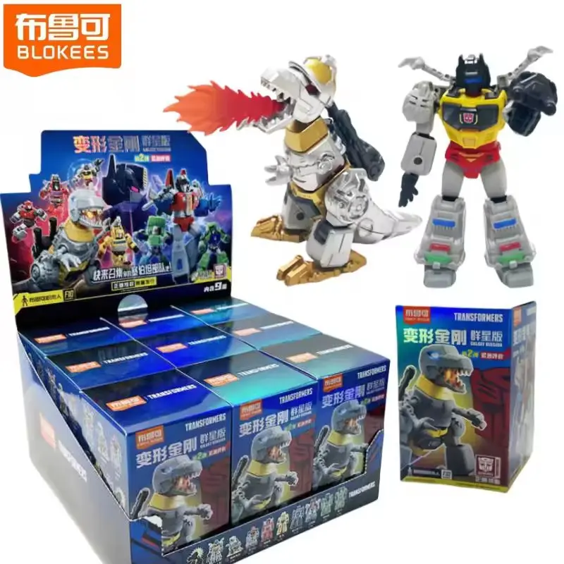 

Blokees Original Blind Box Galaxy Version2-Emergency Call Transformers Starscream Bumblebee Optimus Prime Robot Toys Kids Gifts
