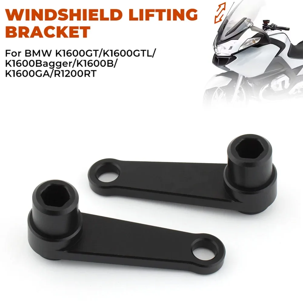 

For BMW K1600GT K1600GTL K1600B K1600GA R1200RT Motorcycle Windshield Fairing Windscreen Wind Deflector Lifting Mount Bracket