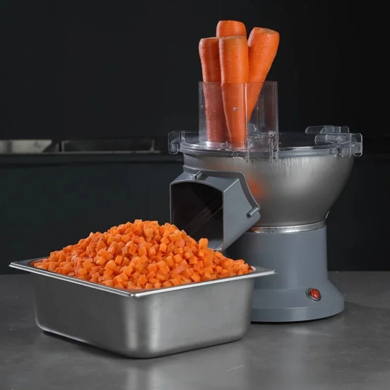 Dicing Machine commerciale frutta e verdura patate a dadini carota dicrodomesticos De Cozinha Eletricos