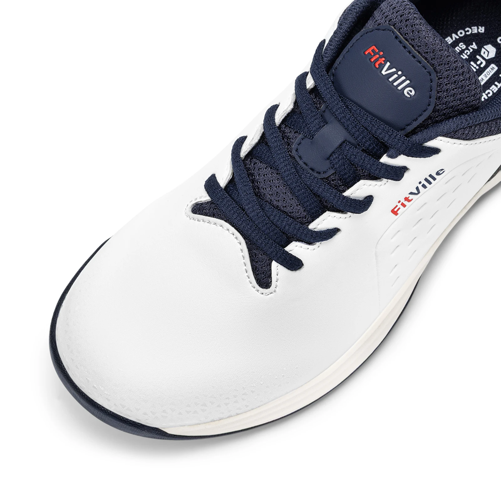 FitVille Extra Breite Herren-Golfschuhe Wasserabweisende Golf-Sneaker Lässige Rutschfeste Golfer-Trainingsschuhe mit Gewölbeunterstützung – Detail 13