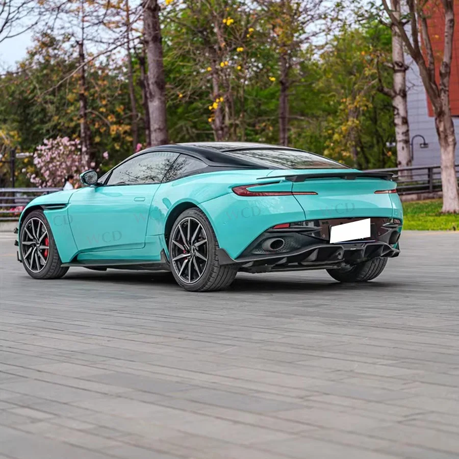 CMS Style Dry Carbon Fiber Rear Spoilers for Aston Martin DB11 Rear Trunk Lid Boot Tail Lip Spoiler Wing Body Kit