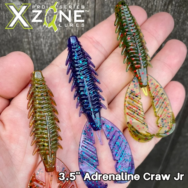 XZONE-Cebo blando flotante para aparejo de TEXAS, TOKYO RIG, JIG, SWIM JIG, CHATTERBAIT, BUZZ Bait, 3,5 pulgadas, 8.8ccm, 7 unids/lote por bolsa